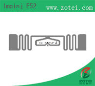 UHF RFID tag:Impinj E52